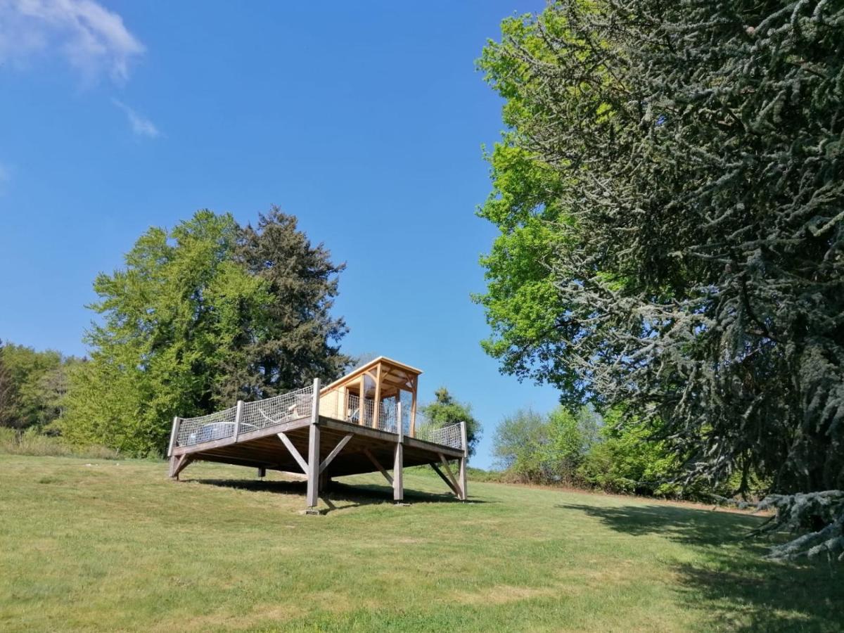 Monchateau Etoile, Hebergement Insolite Avec Spa Merlas ภายนอก รูปภาพ